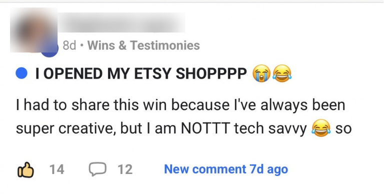 Member win screenshot